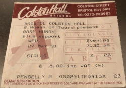 Bristol Ticket 1991
